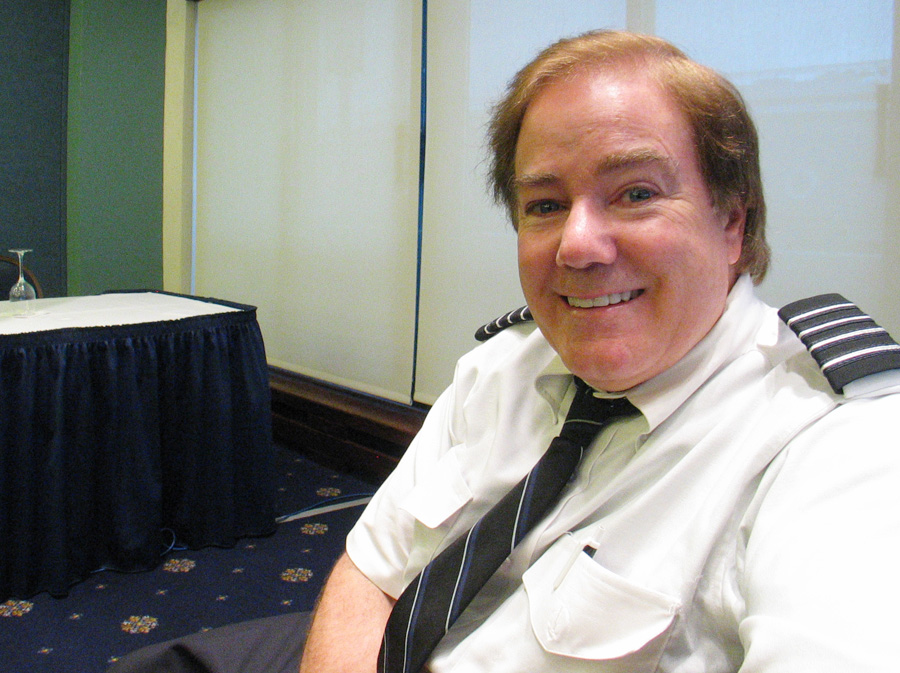 Commercial pilot Jim Courant