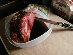 Ridiculously thick ribeye