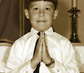 Tim Brosnan on the morning of his First Holy Communion, 1968. Photo taken in the convent chapel beside St. Anne's Catholic Church in Sumter, SC.
